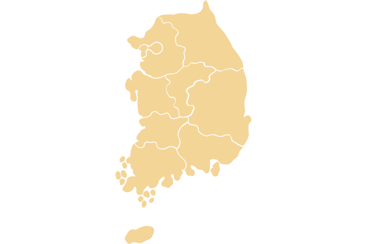 韓國地圖