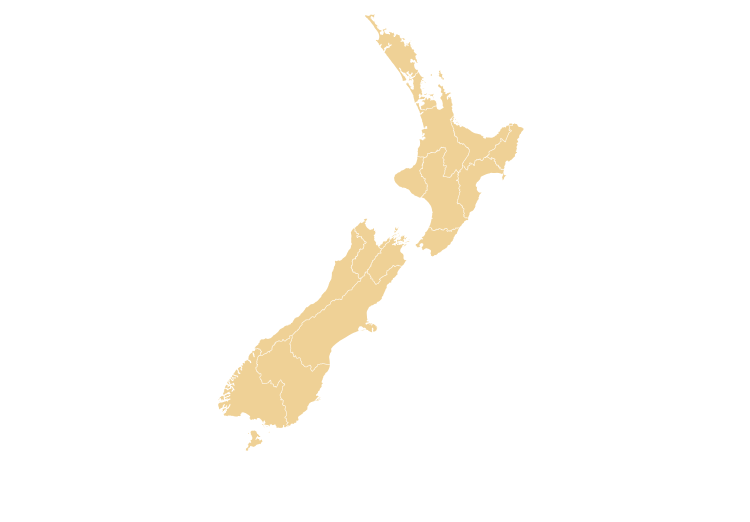 紐西蘭地圖